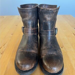 Frye Brown Ankle Boots